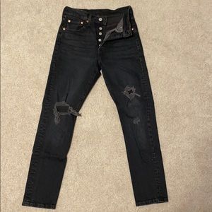 Women’s High Rise Ripped Skinny Jeans